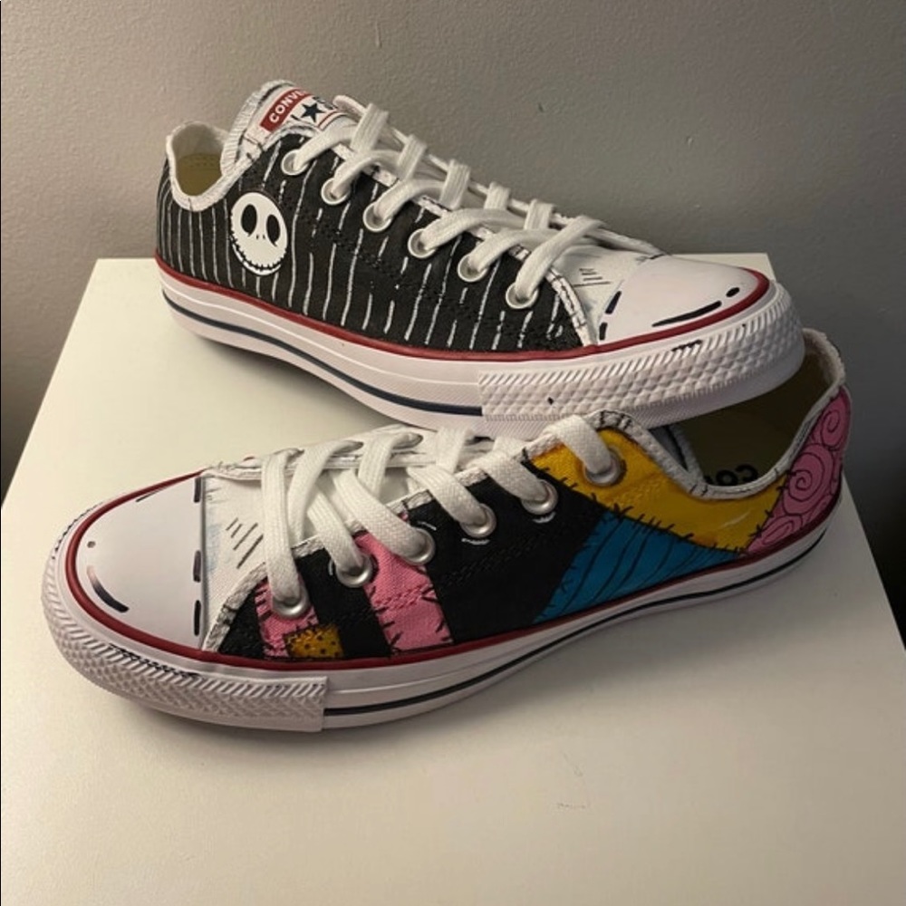 Custom Hand Painted Nightmare Before Christmas Converse All Star Sneakers